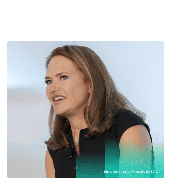 Renowned oncologist and Highlander Health co-founder Dr. Amy Abernethy delivers key insights at a professional healthcare event.