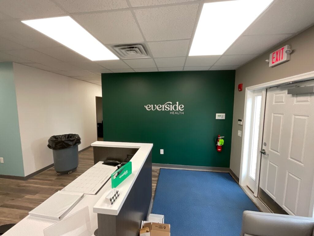 inside everside health center lobby