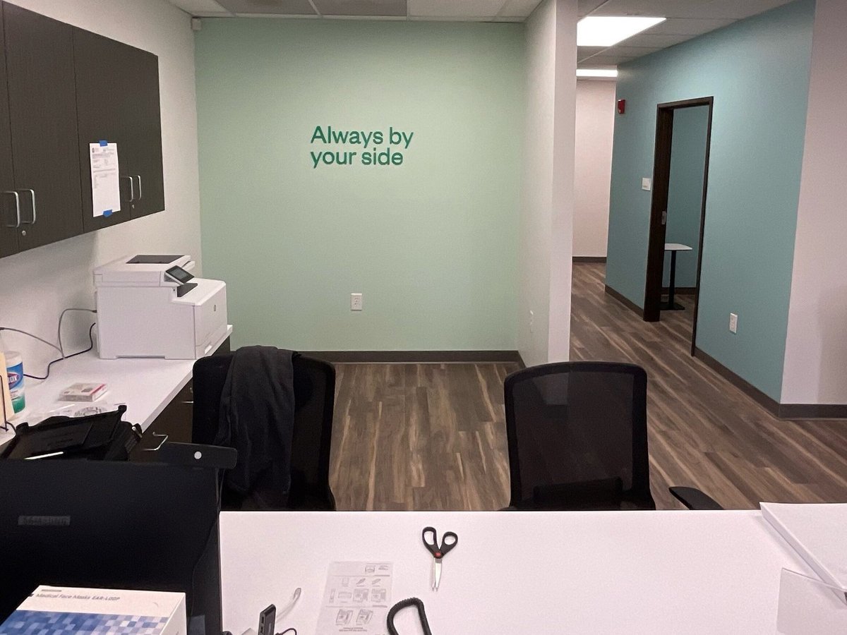 inside everside health center reception