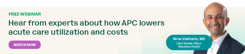 Free Webinar: Hear from experts about how APC lowers acute care utilization and costs
