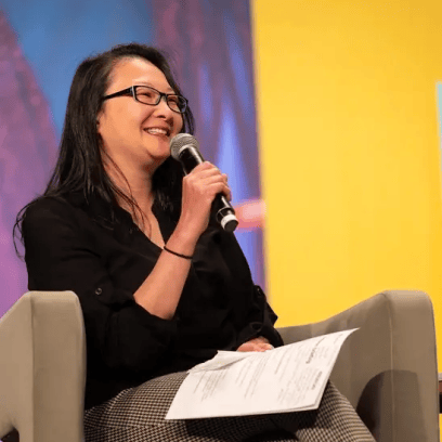 Marshelle speaking at ENGAGE 2026.