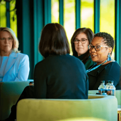 Patients sharing stories at the ENGAGE 2026 event.