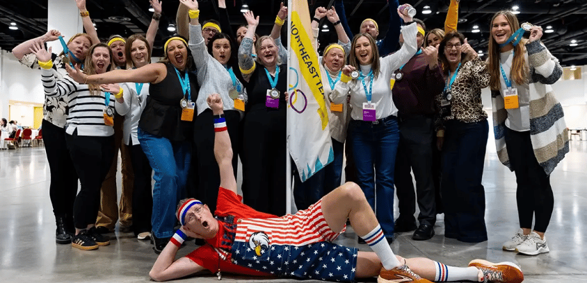 Olympic trust-building activities at ENGAGE 2026.
