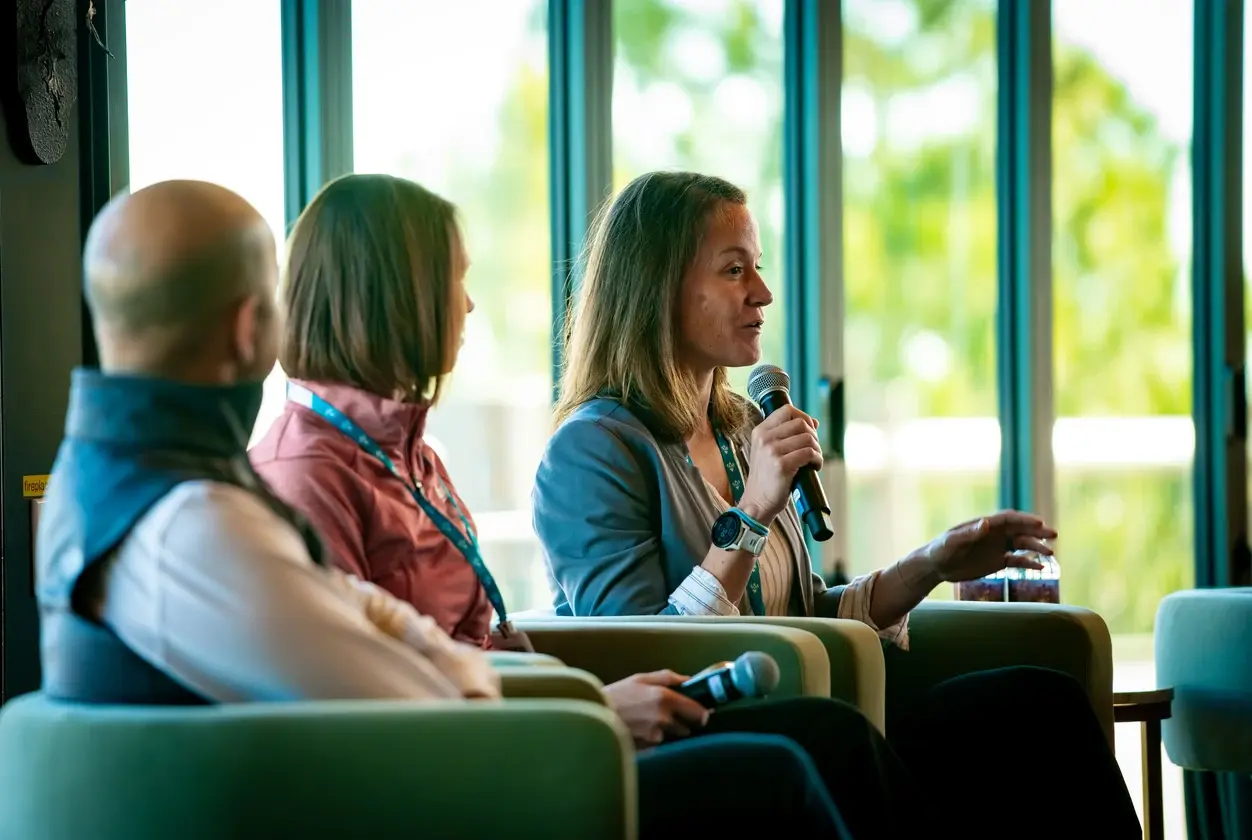 Speakers on a breakout session panel at ENGAGE