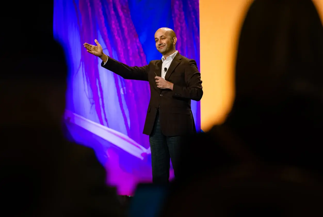 Keynote speaker on the ENGAGE stage