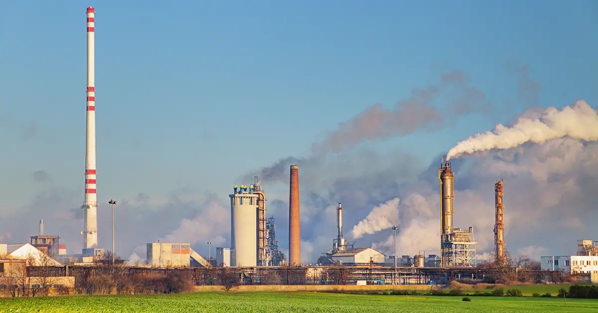 Factory in a remote area.