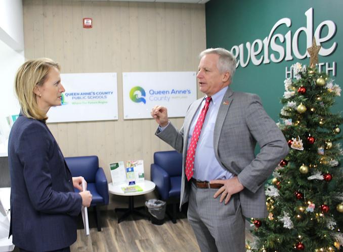 meeting in an everside health lobby